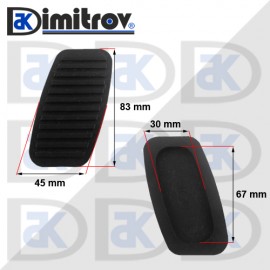 Гумичка педал Citroen Berlingo ZX Peugeot 306 406 Partner