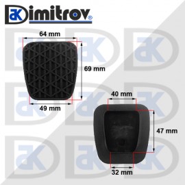 Гумичка педал Mercedes 190 Actros C-class CLK Coupe E-class GLK-class Kombi MK S-class Saloon SK SL Sprinter V-class Viano Vito