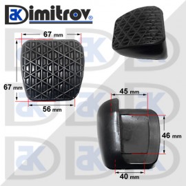 Гумичка педал Mercedes Actros Atego C-class CLK Coupe E-class GLK-class Kombi MK Saloon SK SL Sprinter V-class Viano