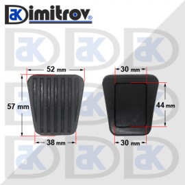 Гумичка педал Daewoo Cielo Espero Lanos Leganza Nubira Opel Ascona Astra F Astra G Calibra Combo Corsa B Kadett Tigra Vectra