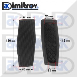 Гумичка педал Opel Astra Calibra Kadett Omega Senator Vectra Zafira