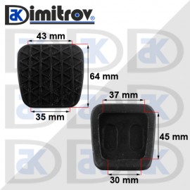 Гумичка педал Opel Omega A Omega B Senator B Vectra B