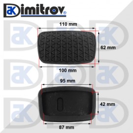 Гумичка педал Opel Astra Calibra Combo Meriva Omega Tigra Vectra Zafira