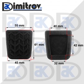 Гумичка педал Toyota Tacoma Rav 4 Camry Corolla FJ Cruiser Matrix Solara Yaris Scion xA xB xD tC