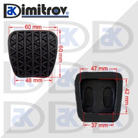 Гумичка педал Opel Astra J Cascada Insignia Zafira C Fiat Croma