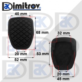 Гумичка педал Subaru Baja Crosstrek Forester Impreza Justy Legacy Loyale Outback WRX XT