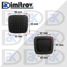 Гумичка педал Mazda 323 323s 626 929 B200 ,B2200 B2600 MVP MX-3 MX-6 Protege Protege 5 ProtegeS RX-7