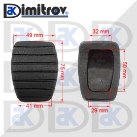 Гумичка педал Dacia Dokker Duster Dokker Express Lodgy Logan Sandero Logan MCV