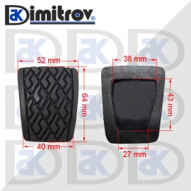 Гумичка педал Toyota Corolla MR2 Tercel