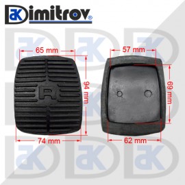 Гумичка педал Land Rover Discovery I Dicovery II Range Rover Classic