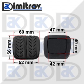 Гумичка педал KIA Sportage Retona Carnival Besta Bongo Pregio Sedona