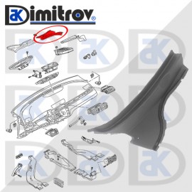 Панел под челното стъкло VW Passat B6 B7