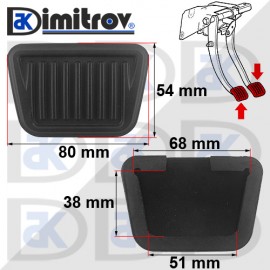 Гумичка педал Dodge Jeep RAM