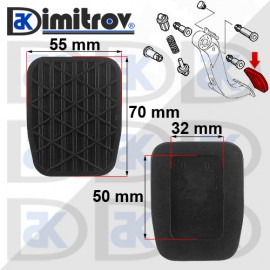 Гумичка педал Mercedes A-Class B-Class C-Class CLA E-Class GLA-Class Vaneo