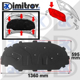 Предпазна кора преден капак Audi A3 Предпазна кора преден капак Audi A3
