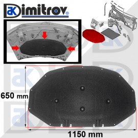 Предпазна кора преден капак BMW X3 (F25) X4 (F26)
