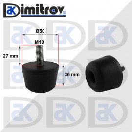 Буферен тампон M 10 x Ø50 x 36 mm
