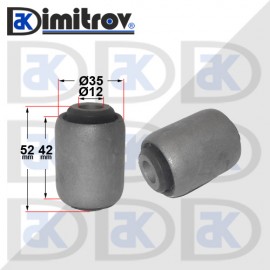Тампон Ø 12 х Ø 35 х 52/42 mm