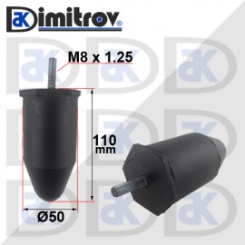Буферен тампон M8 x 1,25 х Ø50 х 110 mm