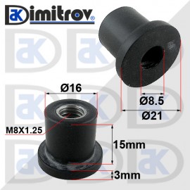Втулка с резба M8 x 1.25