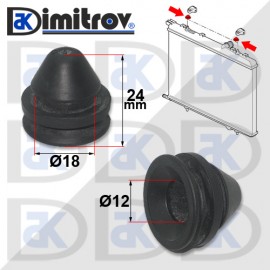 Тампон радиатор Citroen Berlingo C-Elysee C4 DS4 DS5 Peugeot 207 3008 301 307 308 5008 607 Partner