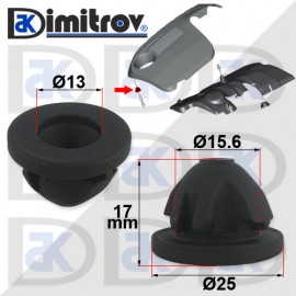 Тампон декоративен капак двигател BMW Mini