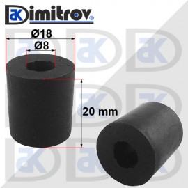 Гумен тампон Ø 8 x Ø 18 x 20 mm