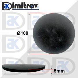 Подложка гумена Ø100 x 5 mm
