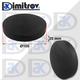 Подложка гумена Ø100 x 20 mm