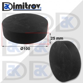 Подложка гумена Ø100 x 25 mm