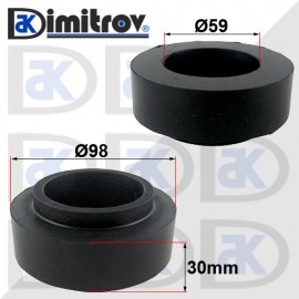 Гумен тампон Ø 59 х Ø 98 x 30 mm