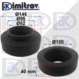 Подложка гумена Ø146 х Ø82 х Ø95 x 40 mm Jeep Grand Cherokee