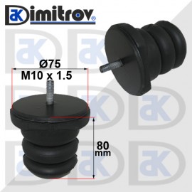 Буферен тампон M10 x 1,5 х Ø75 х 80 mm