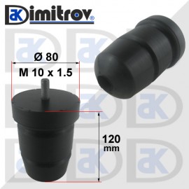 Буферен тампон M10 x 1,5 х Ø80 х 120 mm