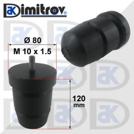 Буферен тампон M10 x 1,5 х Ø80 х 120 mm