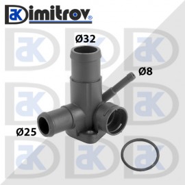 Фланец охладителна течност Seat Cordoba Ibiza Inca Toledo Volkswagen Caddy Golf Passat Polo Vento