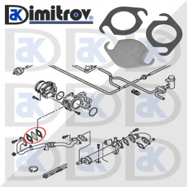 Капачка EGR клапан Ford Galaxy MK1 MK2