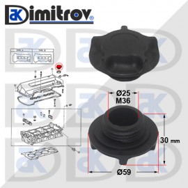 Капачка масло Toyota 4 Runner Camry Corolla Land Cruiser MR 2 Paseo RAV 4 Starlet