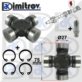 Каре кардан Ø 27 х 75 mm Opel Frontera
