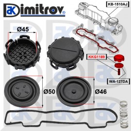 Ремонтен комплект капак клапани Volvo C30 S40 V50