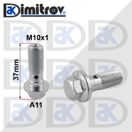 Болт холендров M10x1 - 37 mm