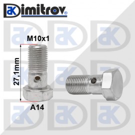 Болт холендров M10x1 - 27,1 mm