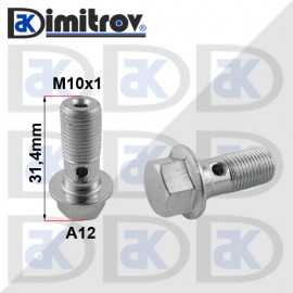 Болт холендров M10x1 - 31,4 mm