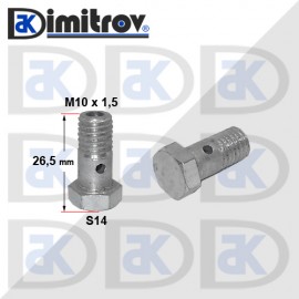 Болт холендров M10x1,5 - 26,5 mm