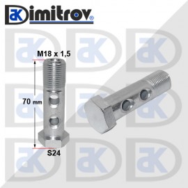 Болт холендров M18x1,5 - 70 mm
