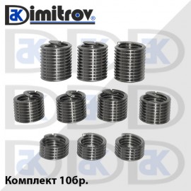 Втулка резба M10 x 1,5 - комплект 10бр