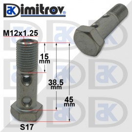 Болт холендров M12x1,25 - 45 mm