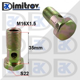 Болт холендров M16x1,5 - 35 mm