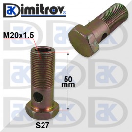 Болт холендров M20x1,5 - 50 mm