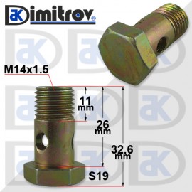 Болт холендров M14x1,5 - 26 mm